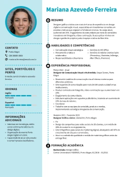 Exemplo de currículo de designer